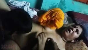 Marital scandal: A middle aged husband films his wife in the act of infidelity.