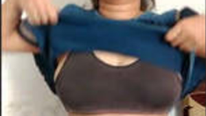 Indian girl making a video for you.