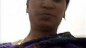 Wife showing her beautiful bosom via video call