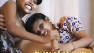 Indian porn blog offers two hot girls to work with a client.