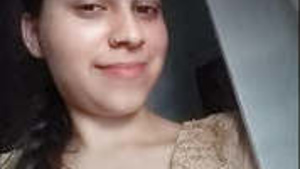 A beautiful girl from Himachal Pradesh on a video call.
