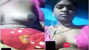 Steamy video call with my sexy bhabhi goes off track.