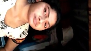 Solo Masturbation of an Indian college girl with oil for better pleasure