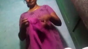 petite girl of chennai in lingerie changing with her lover