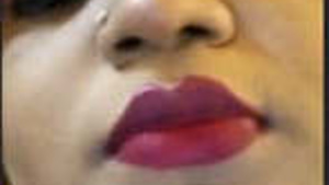 Beautiful married Indian woman pleasuring herself on video call.