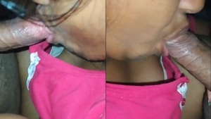 An Odia girl giving a blow job in a homemade video.
