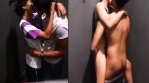 South Indian xxx video with amateur couples in hotAction in an ordinary locker room