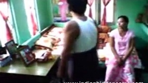 Marital virtual sex in real time in a Tamil home environment.