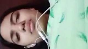Desi bonito menina vídeo chat n xixi