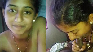 Winner of the reality show gives blowjob to her boyfriend