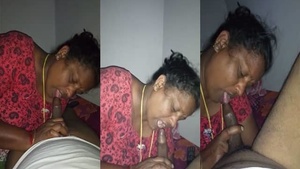 First time experience of a taboo fruit – a mature aunt’s blowjob tease
