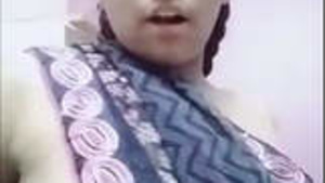 Hot desi girl strips and performs live online.
