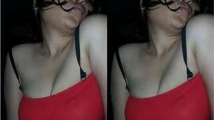 Married Indian sister shows her big boobs and rides her husband’s dick.