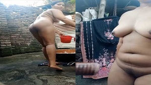 A native American beauty shows off her curves and aquatic talents.