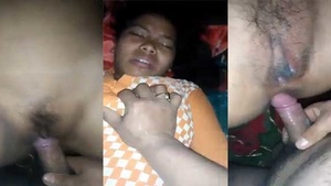 Sexy big breasted village girl gets fucked on farm booty