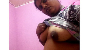 Maritime aunt exposing her breasts to her husband in a the film.