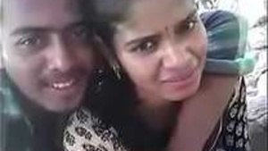 Love and romance in the forest with a beauty of Indian descent.