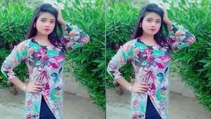 A slutty college student sends explicit videos to her lover