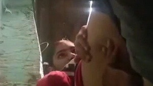 A girl from a small village having sex with her neighbor