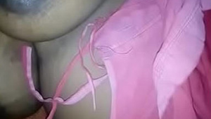 Married Indian woman with large natural breasts and she is pregnant.