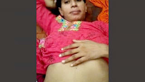 A hot scene with a married woman from a rural area.