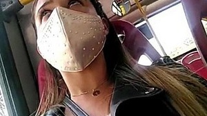 Masturbate a vulnerable bus