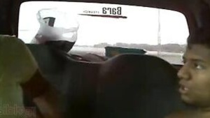 College girl and her bhabhi having fun in the backseat of a car in this MMC video.