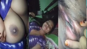 Teen skinny blonde gets her wet pussy fingered on camera