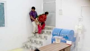 The boss seduces the housewife in this Indian porn movie.