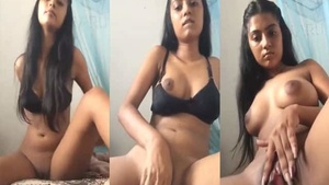 A naked photo shoot of a hot Tamil woman.