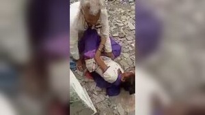 Caught in the act: outdoor Indian sex in an abandoned backyard