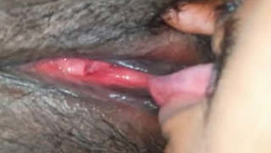 A married woman of Tamil origin pleasuring herself and her husband.