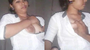 A horny girl enjoys a handjob and fucking.