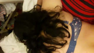 My friend's wife bhabi accidentally rubbed her private part with her friend’s penis at a hotel and her husband recorded it.