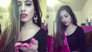 Hot look of the Indian beauty during the Holi festival