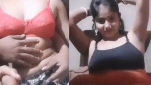 Sexy housewife gives a nice blow job via MMS.