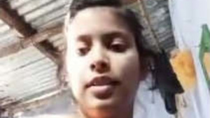 A small part of a naked desi teen’s body in a selfie.