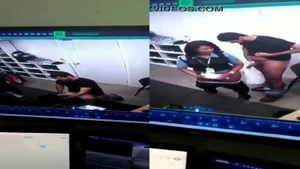 Single woman in south India caught on CCTV while playing chess to meet a man for sex
