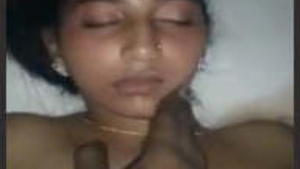 A lovely woman undresses and a romantic lover records it on video.