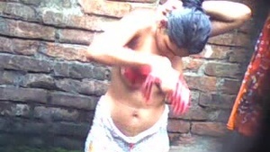Hot Fucking with hot Desi babe outdoors