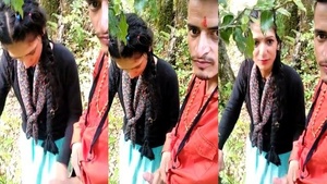 Outdoor solo pleasure with a hot desi girl