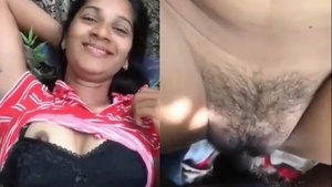 Beautiful Indian woman enjoys outdoor sex and oral sex on camera