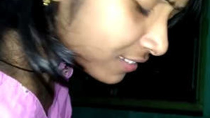 Bhabi's sweet face while giving blow job to her BF’s friend