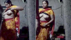 Beautiful Indian village girl has sex with neighbor for money.