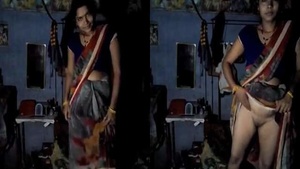 A bihari bhabhi’s sexy video of her taking selfies with her private part.