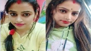 Big breast Indian bhabhi in hot video call action