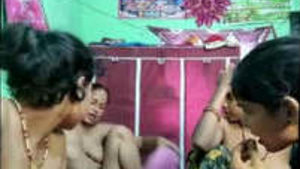 A group of prostitutes working in a brothel.