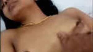 Beautiful Tamil woman undressed in the hotel room.