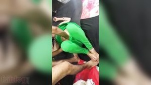 Young Indian girl tries out a dildo on her wet pussy
