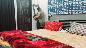 Marital fun with an hot Punjabi housewife and her chubby husband in adult film.